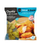Sachet - Chunks de flet de poulet panés Délices & Snacks - VOLATYS