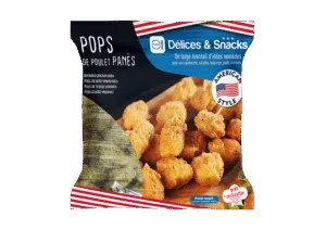 Pops de poulet panés - Délices & Snacks
