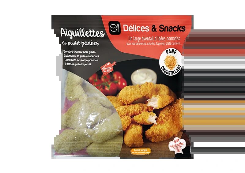 Breaded chicken inner fillet (whole muscle) - Délices & Snacks