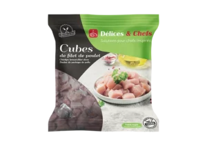 Dados de pechuga de pollo - Délices & Chefs