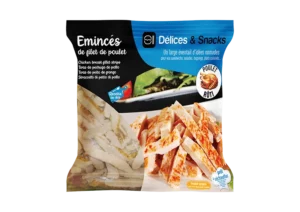 Tiras de pechuga de pollo asadas - Délices & Snacks
