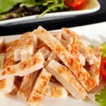 Tiras de pechuga de pollo asadas - Délices & Snacks