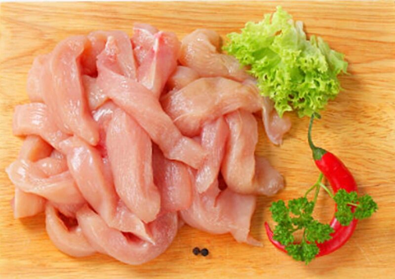 Tiras de pechuga de pollo, al vacío - Volatys