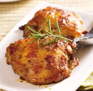 Roasted chicken oyster thigh