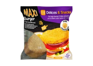 Maxi hamburguesa de pechuga de pollo empanada - Délices & Snacks