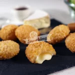 Bocadito de camembert con arroz soplado - Be Snacking