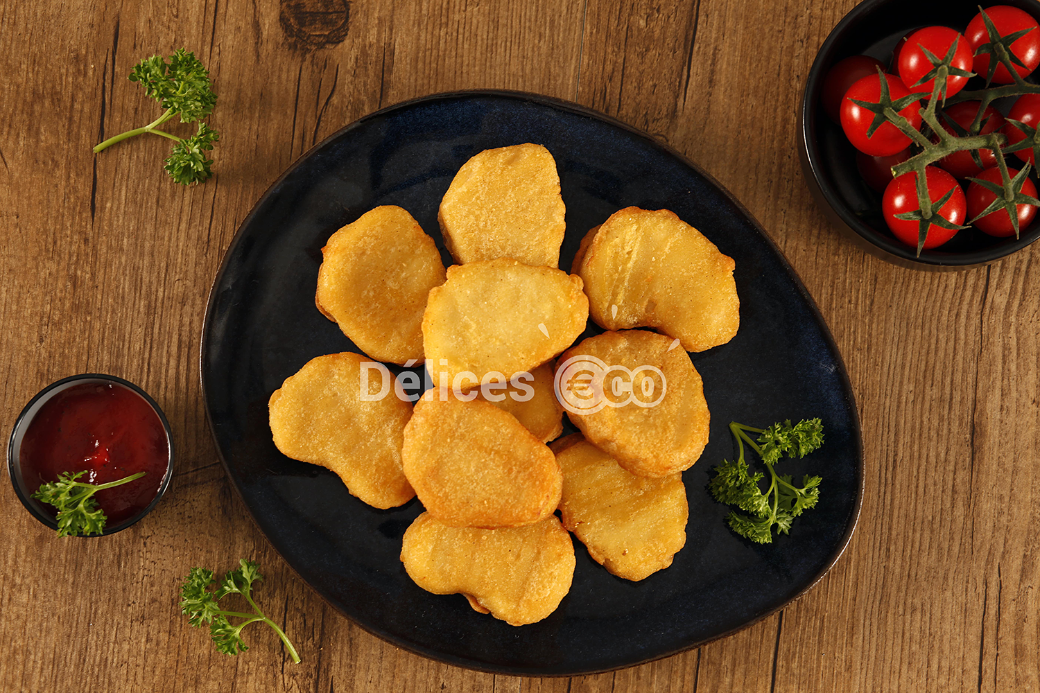 Nuggets de pollo rebozado en tempura Délices €co - VOLATYS
