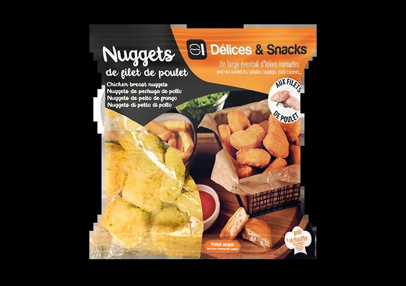 Battered chicken breast fillet nuggets - Délices & Snacks