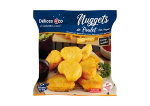 Nuggets de pollo rebozados en tempura - Délices €co