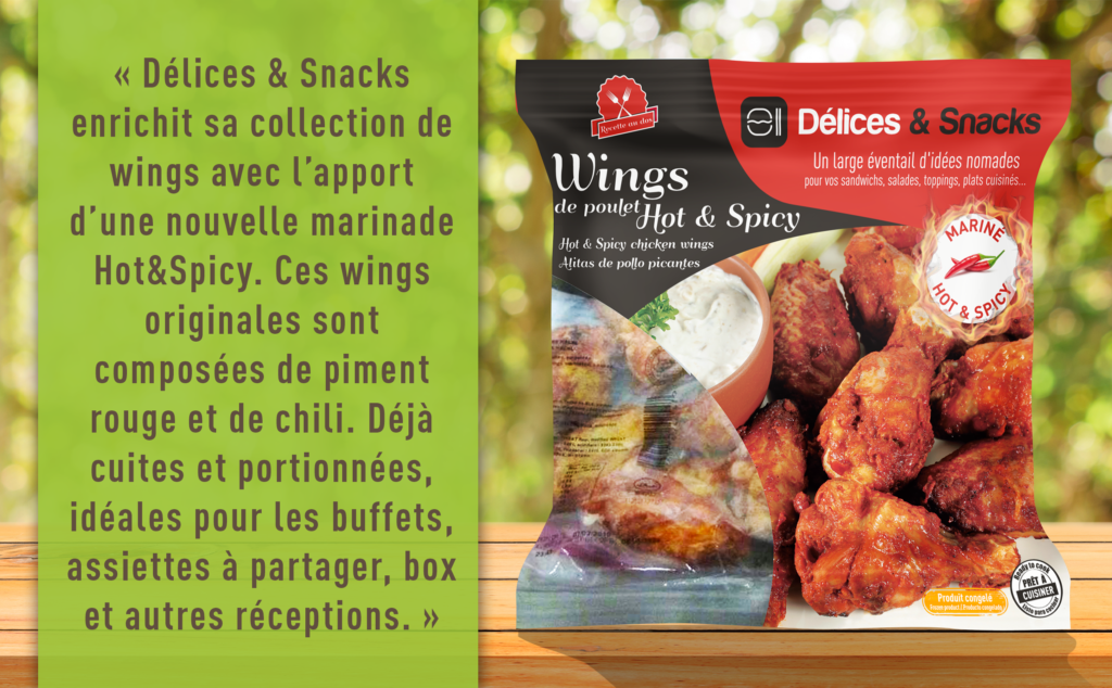 Catalogue produits Volatys : Wings Hot Spicy