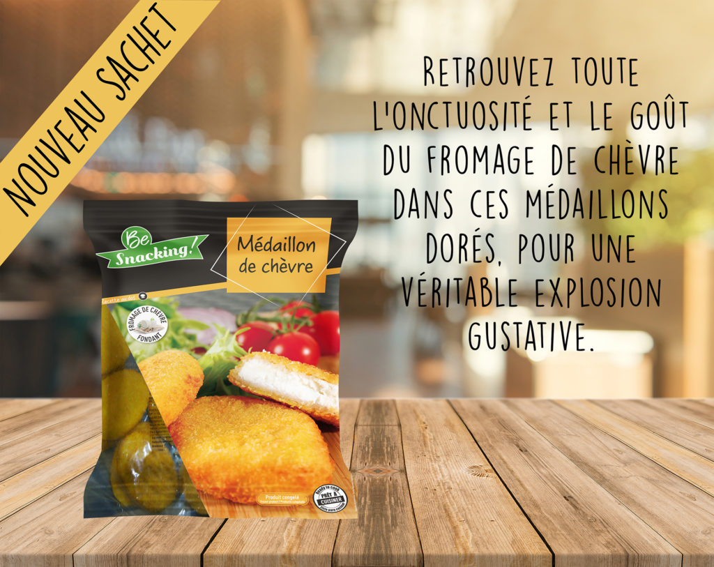 Médaillon de chèvre pané - Be Snacking - Volatys