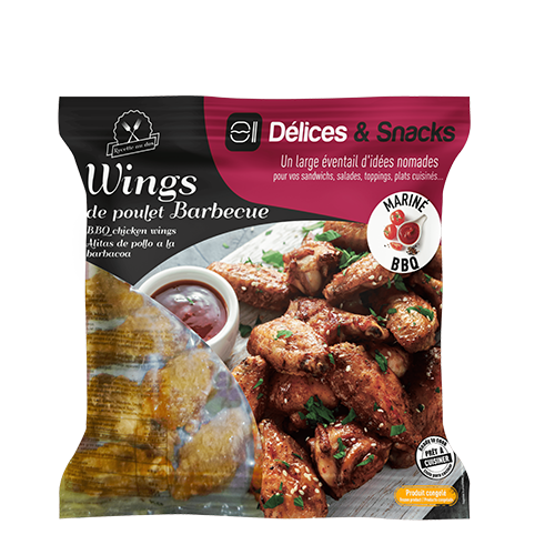 Bag Barbecue chicken wings, Délices & Snacks - Volatys