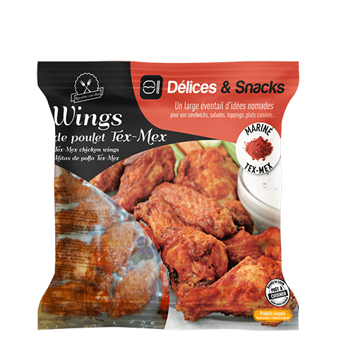 Bag Tex Mex chicken wings, Délices & Snacks - Volatys