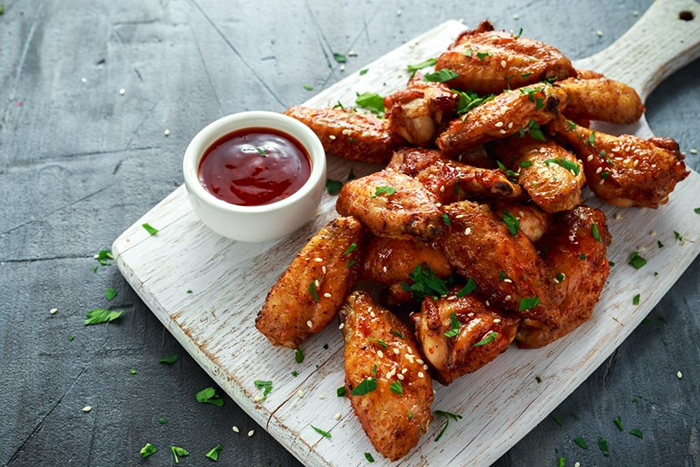 Barbecue chicken wings, Délices & Snacks - Volatys