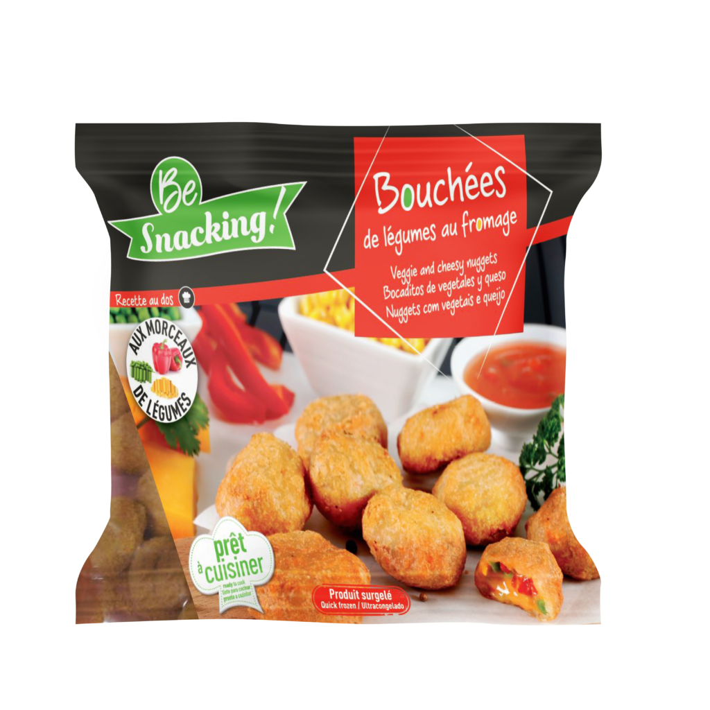 Veggie and cheesy nuggets - Be Snacking - Party Food - VOLATYS