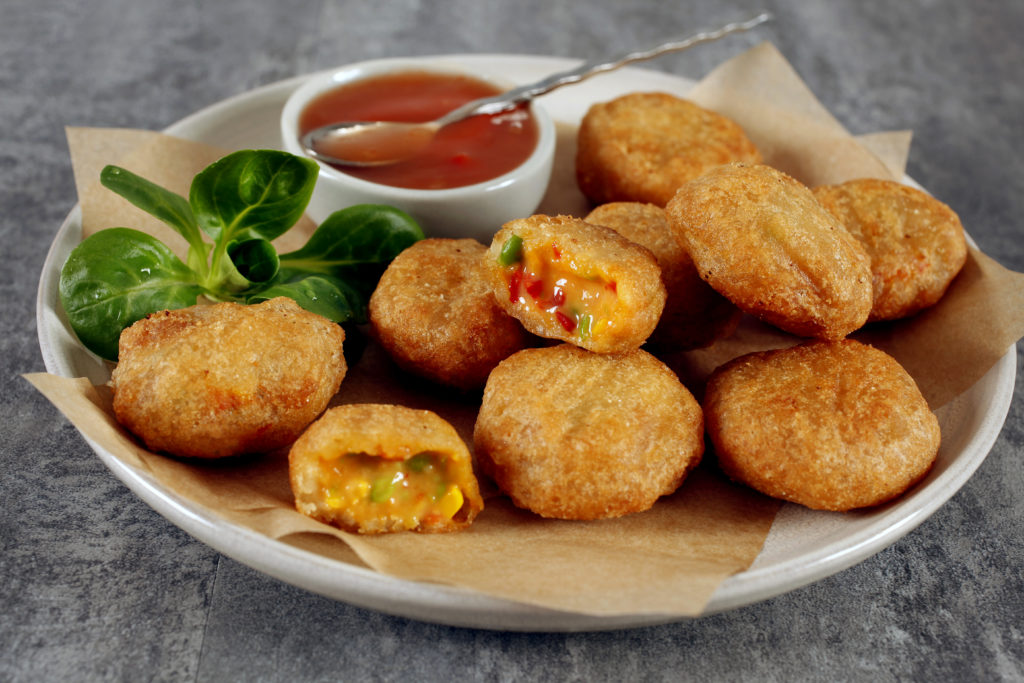 Veggie and cheesy nuggets - Be Snacking - Party Food - VOLATYS