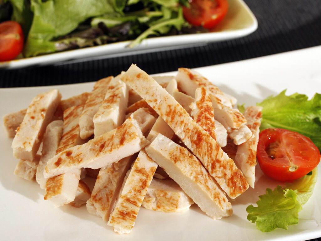 Roasted chicken breast fillet strips - Délices & Snacks - VOLATYS