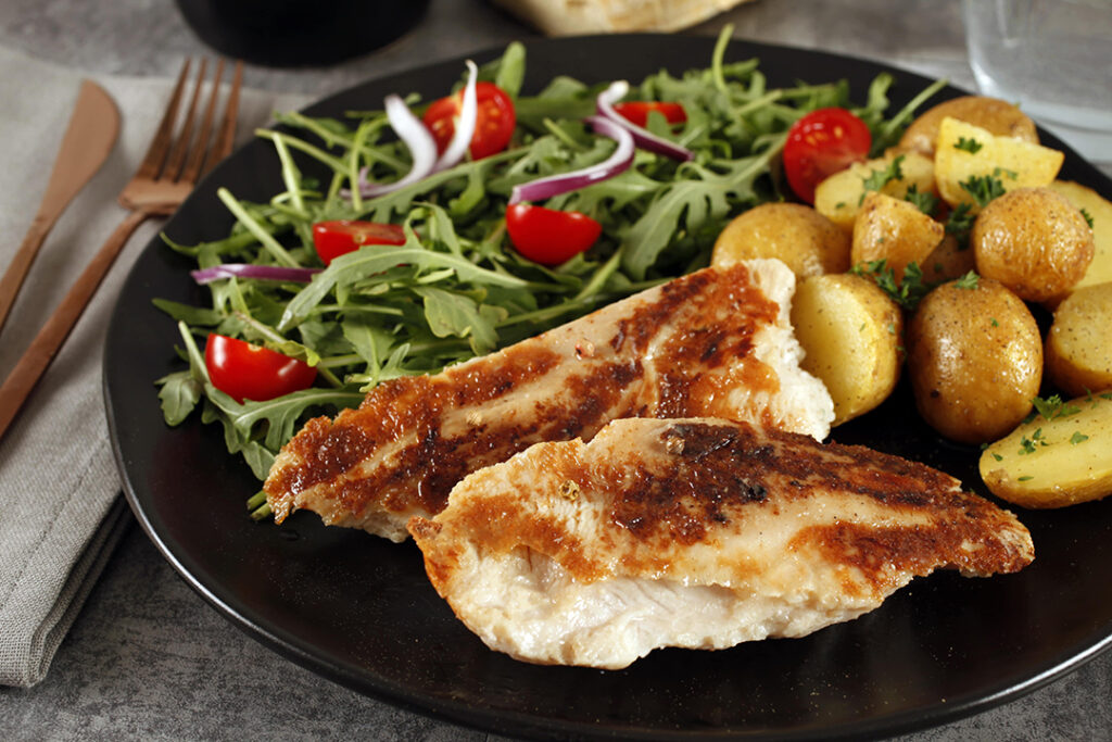 Roasted cooked chicken breast fillet - Délices & Snacks - VOLATYS