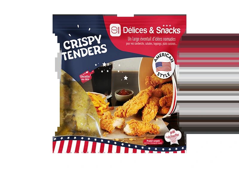 Crispy tenders de pollo American Style - Délices & Snacks