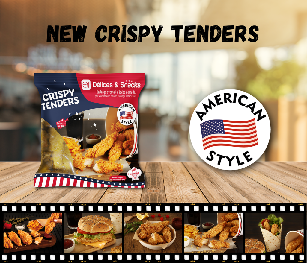 Crispy tender : american food