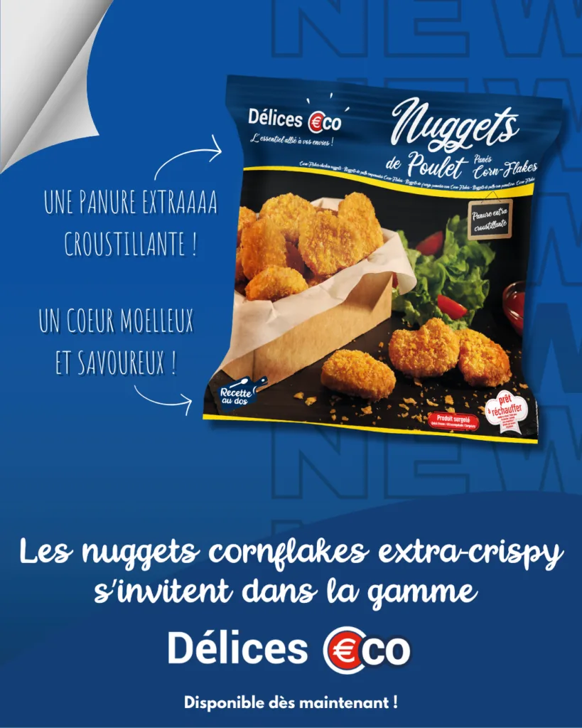 Nuggets de poulet cornflakes - Délices €co