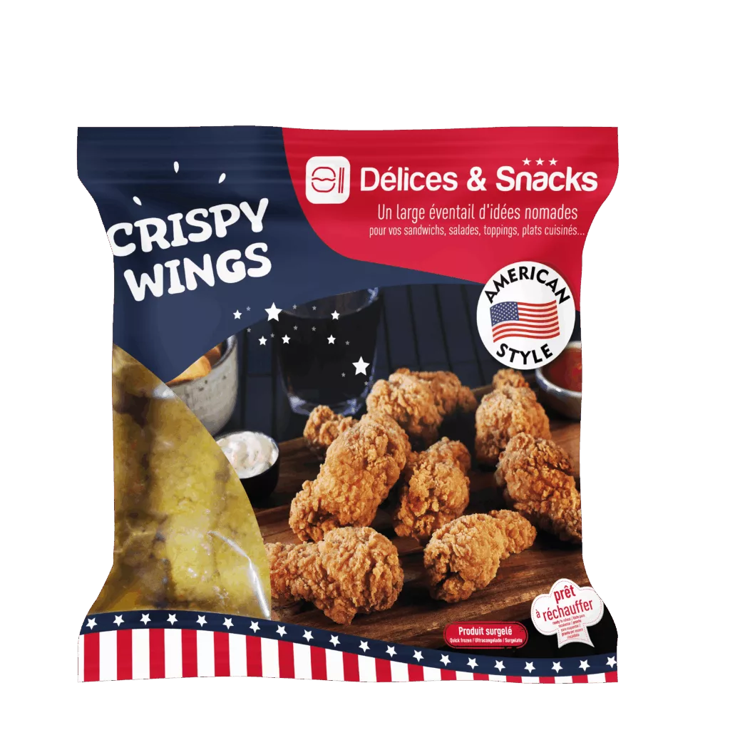 CRISPY WINGS AMERICAN STYLE DELICES & SNACKS