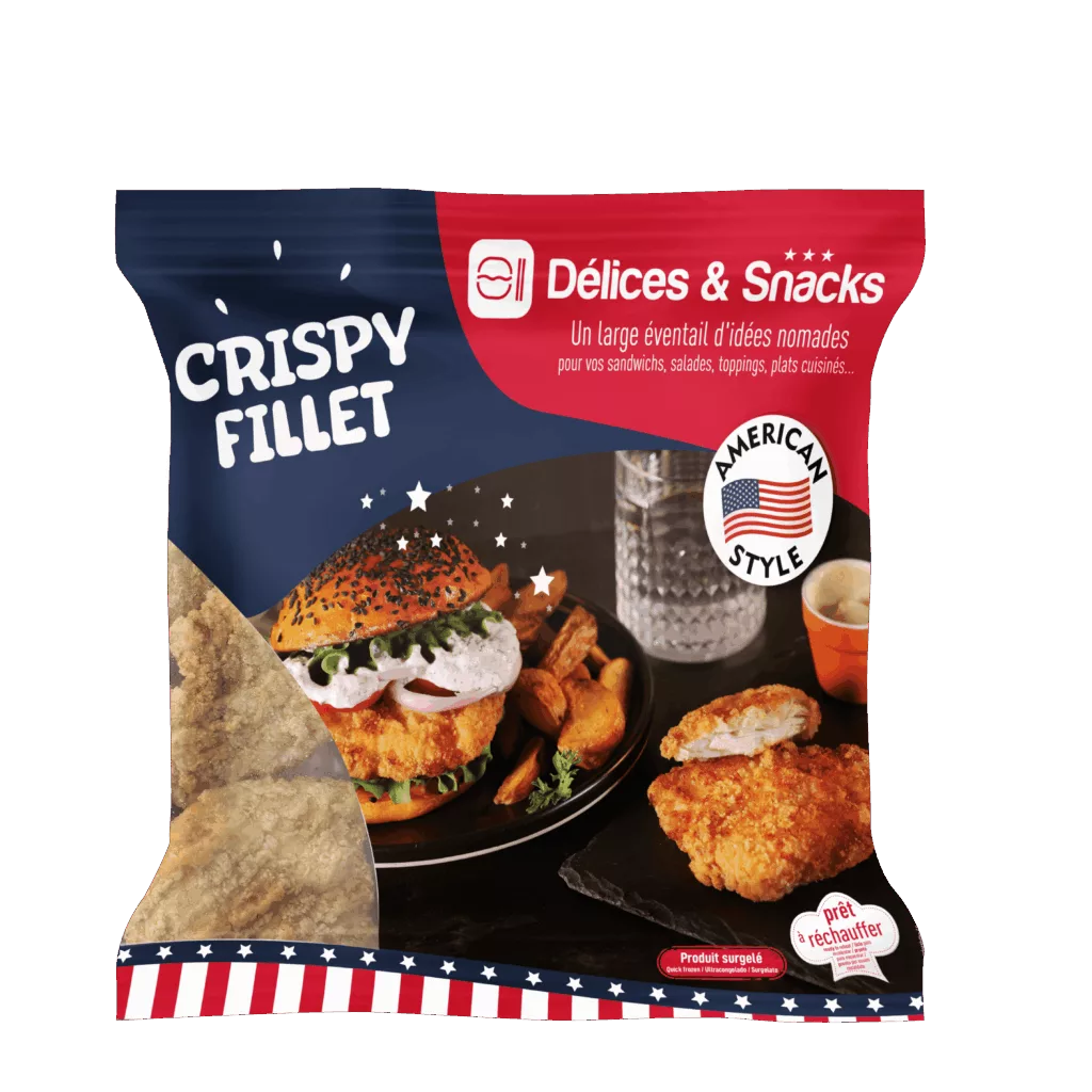 CRISPY FILLET AMERICAN STYLE DELICES & SNACKS