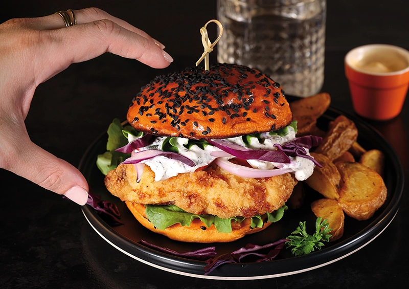 Gamme crispy American Style Délices & Snacks Burger