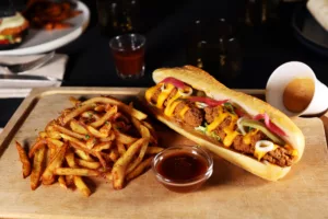Hot-Dog aux crispy fingers - Délices & Snacks