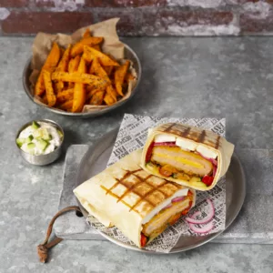 French Tacos au Cordon bleu de Dinde