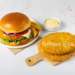 Burger de poulet pané - Délices €co